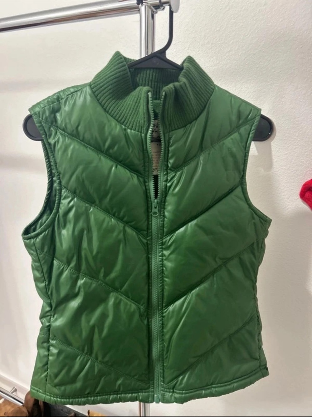 Vintage Old Navy Green Puffer Vest